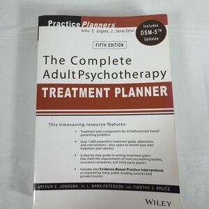 The Complete Adult Psychotherapy Treatment Planner: Includes DSM-5 Updates